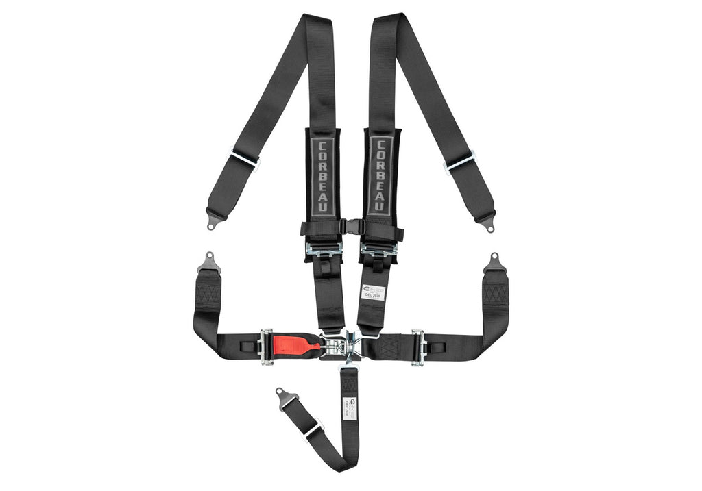 Corbeau - 3" 5-Point, Bolt-in  / Wrap-around Racing Harness - Latch-Lock w/ SFI 16.1 approved