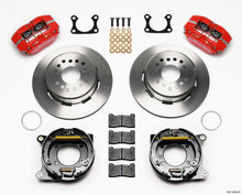 Load image into Gallery viewer, Wilwood Dynapro Dust-Boot P/S Park Brake Kit Red Big Ford 2.36in Offset