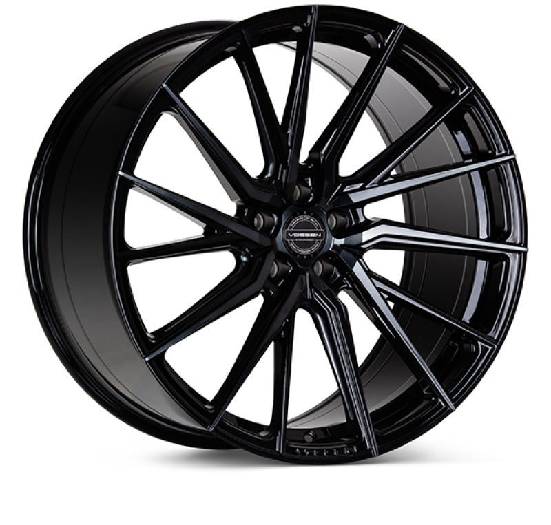 Vossen HF-4T 20x10.5 / 5x112 / ET30 / Deep Face / 66.5 - Tinted Gloss Black - Left Wheel