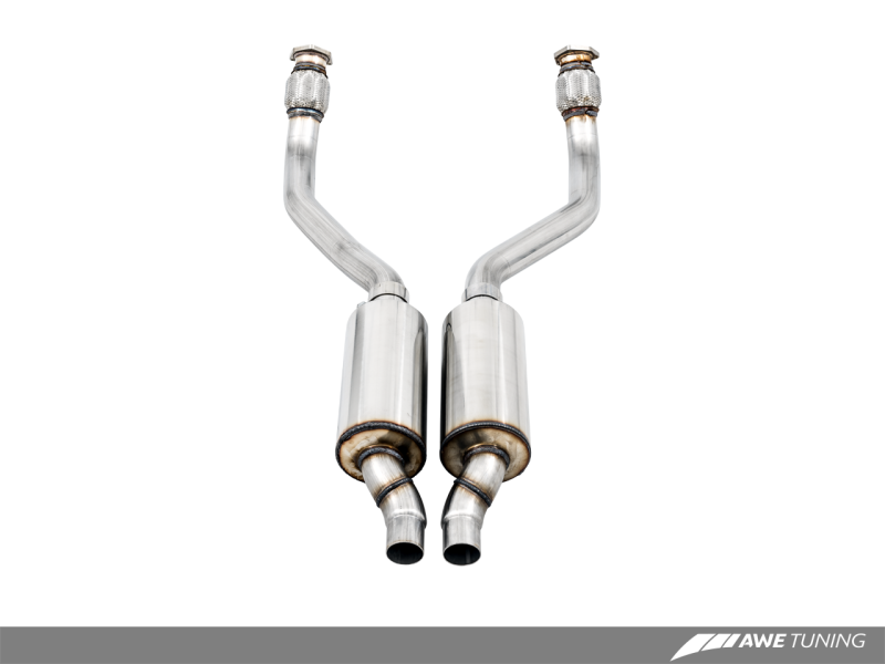 AWE Tuning Audi B8 / C7 3.0T Resonated Downpipes for S4 / S5 / A6 / A7