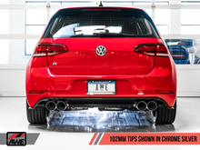 Load image into Gallery viewer, AWE Tuning MK7.5 Golf R Track Edition Exhaust w/Chrome Silver Tips 102mm