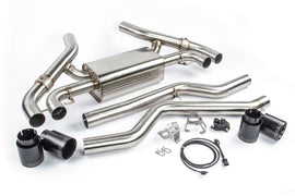 DINAN FREE FLOW AXLE-BACK EXHAUST - 2019-2020 BMW M340I - Black Tips