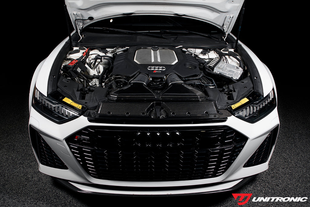 UNITRONIC GLOSS CARBON FIBER INTAKE & TURBO INLETS FOR AUDI C8 RS6/RS7