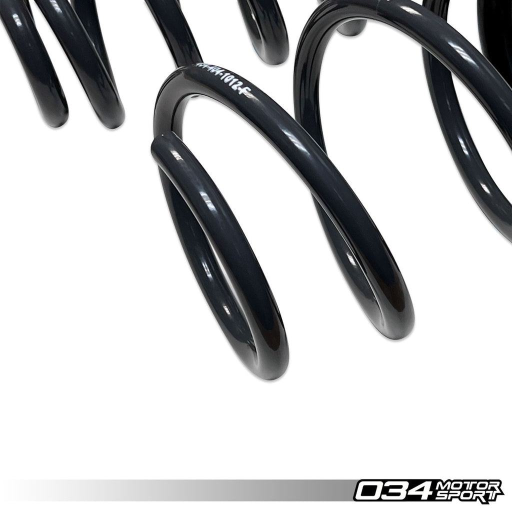 034 Motorsport Dynamic+ Performance Lowering Springs for Audi 8V A3/S3 without Magnetic Ride