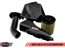 Load image into Gallery viewer, AWE Tuning Audi C7 A6 / A7 3.0T S-FLO Carbon Intake V2