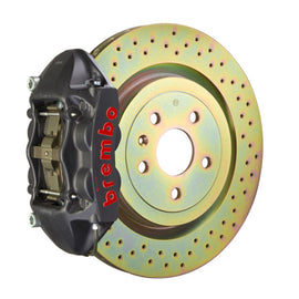 Brembo 66-89 911S/SC/Carrera Front GTS BBK 4 Piston Cast 323x28 1pc Rotor Drilled-Black HA