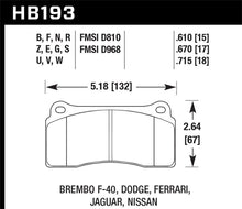 Load image into Gallery viewer, Hawk Rotora FC4 DTC-70 Race Brake Pads