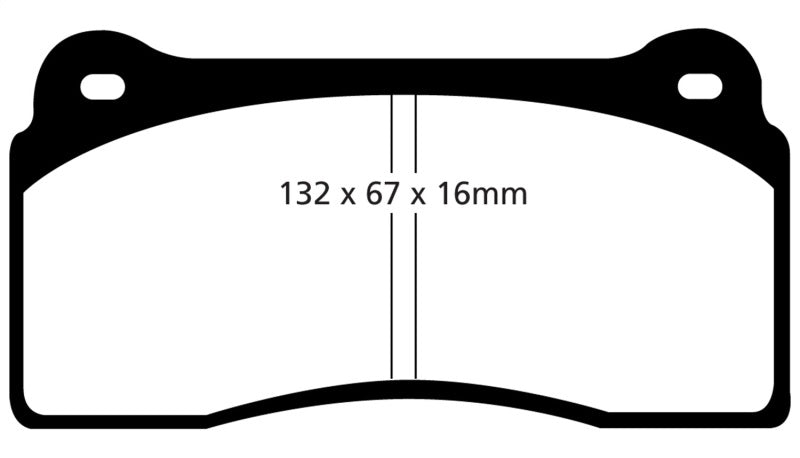 EBC 99-03 Aston Martin DB7 5.9 Redstuff Front Brake Pads