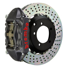 Load image into Gallery viewer, Brembo 06-09 S2000 Rear GTS BBK 4 Piston Cast 328x28 2pc Rotor Drilled-Black HA