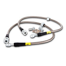 Load image into Gallery viewer, StopTech 93-98 Volkswagen Golf Stainless Steel Rear Brake Lines