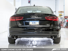 Load image into Gallery viewer, AWE Tuning Audi C7.5 A7 3.0T Touring Edition Exhaust - Quad Outlet Chrome Silver Tips