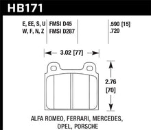 Load image into Gallery viewer, Hawk Performance Ceramic Brake Pads 84-89 Porsche 911 Series