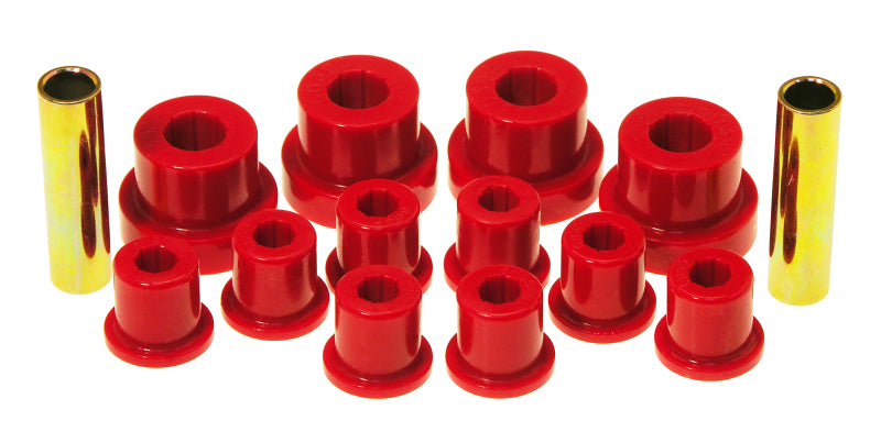 Prothane 76-86 Jeep CJ5/CJ7 Front Spring & Shackle Bushings - Red