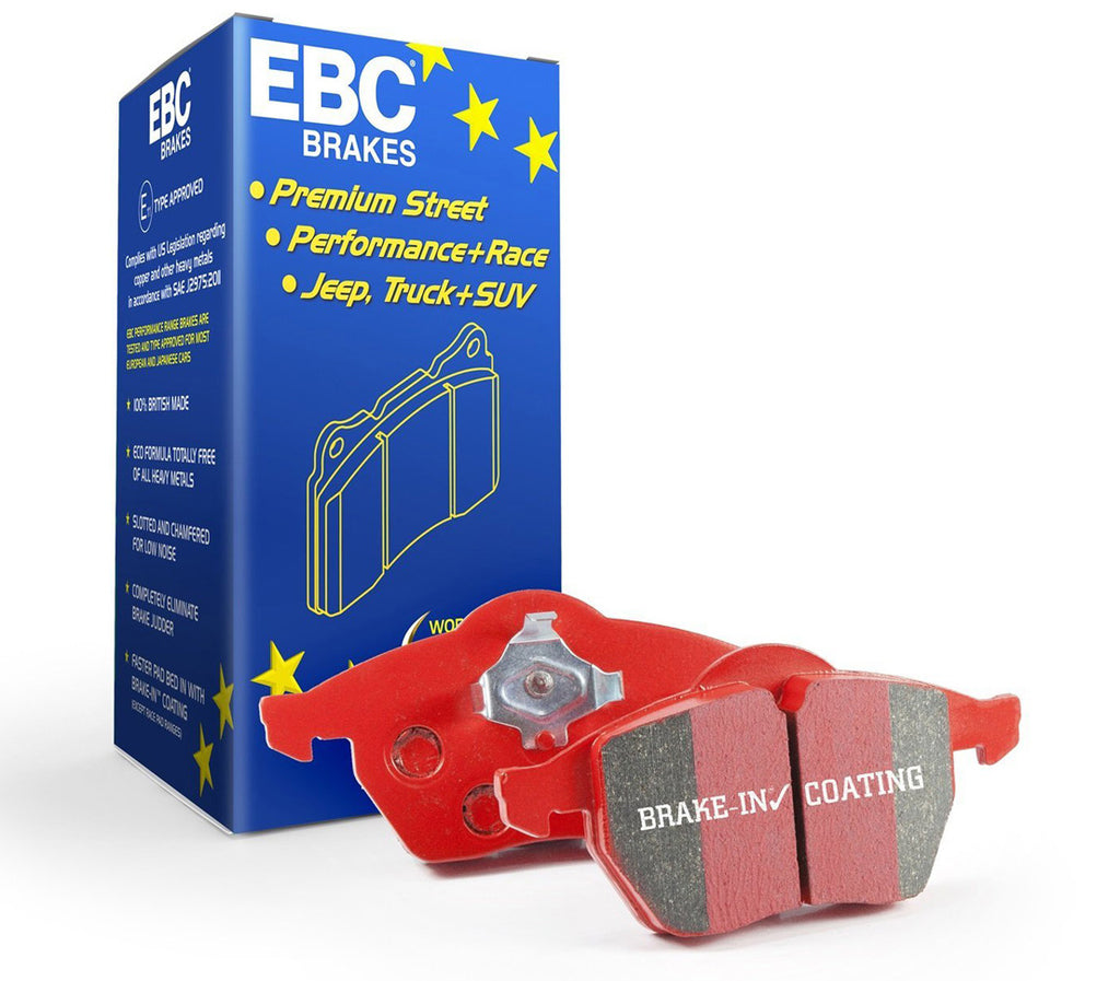 EBC Red Stuff Front Brake Pads VW Mk8 GTI, Mk7, Mk7.5 GTI, GLI, Golf R, B6 CC 3.6L 4Motion, B7 Passat 3.6L, Arteon, Audi 8V S3