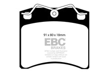 Load image into Gallery viewer, EBC 96-98 Volkswagen Eurovan 2.5L (w/Vented Rotors) Ultimax2 Front Brake Pads