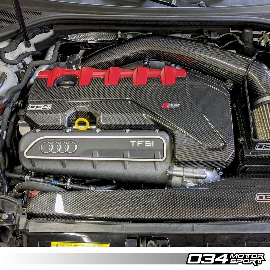 034Motorsport Carbon Fiber Engine Cover - Audi 8V RS3, 8S TTRS