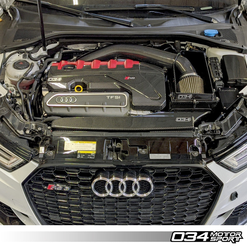 034Motorsport Carbon Fiber Engine Cover - Audi 8V RS3, 8S TTRS