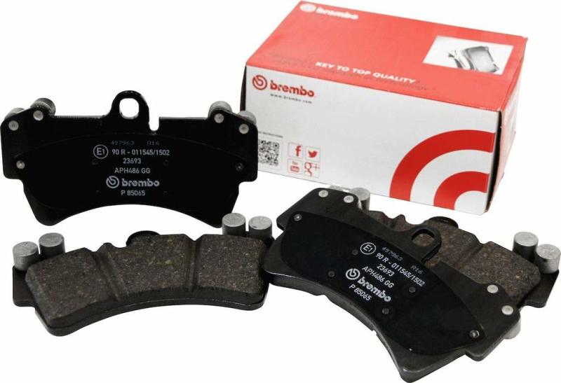 Brembo 10-13 Audi A3 Prem. NAO Ceramic OE Equivalent Pad - Rear