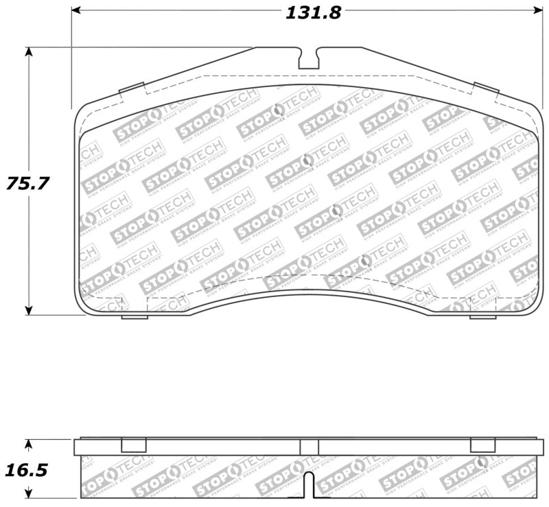 StopTech Performance 92-98 Porsche 911 Front Brake Pads