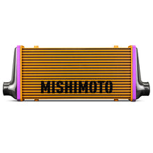 Load image into Gallery viewer, Mishimoto Universal Carbon Fiber Intercooler - Matte Tanks - 600mm Gold Core - C-Flow - DG V-Band