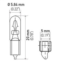 Load image into Gallery viewer, Hella Bulb 2721 12V 1.2W W2x4.6d T1.5