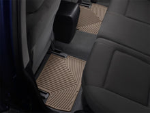 Load image into Gallery viewer, WeatherTech 07-13 BMW X5 Rear Rubber Mats - Tan