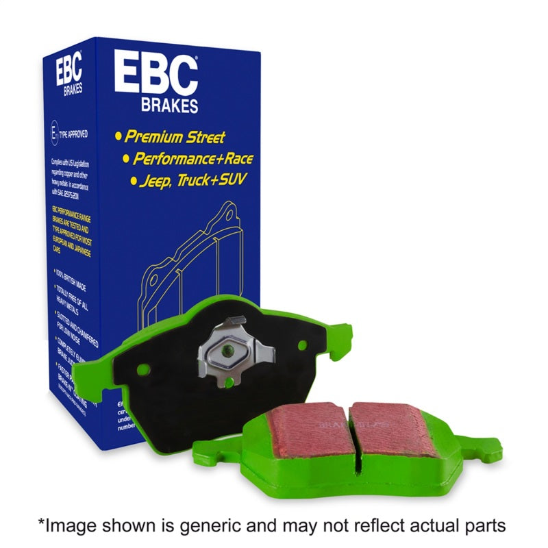 EBC 97-98 Volkswagen Eurovan 2.5 Greenstuff Front Brake Pads