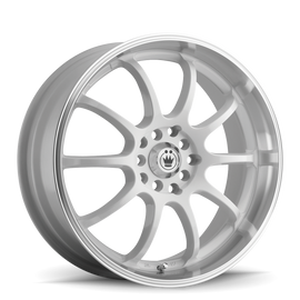 Konig Lightning 16x7 8x100/114.3 ET40 White/Machine Lip