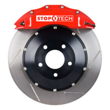 Load image into Gallery viewer, StopTech 08-10 Porsche Cayman S BBK Front ST-60 Red Calipers 355x32 Slotted Rotors