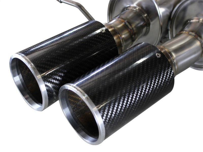 aFe MACHForce XP Exhaust 304SS Cat-Back w/ Carbon Fiber Tips 12-13 BMW M5 (F10) V8 4.4L (tt)