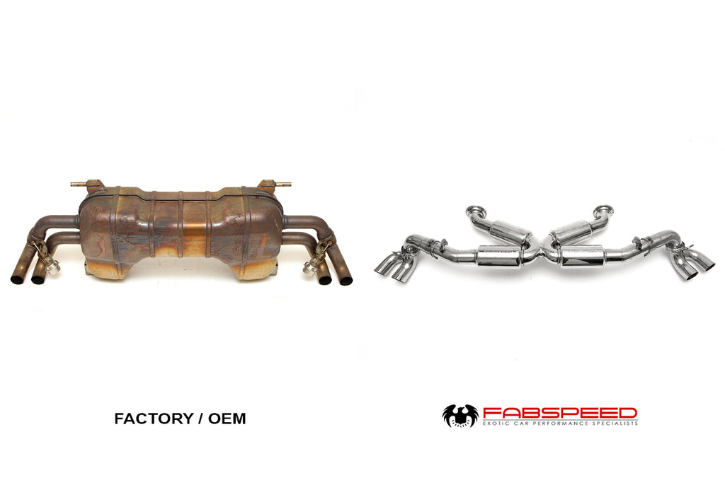 Audi R8 V8 Supersport X-Pipe Exhaust System (2014-2015)