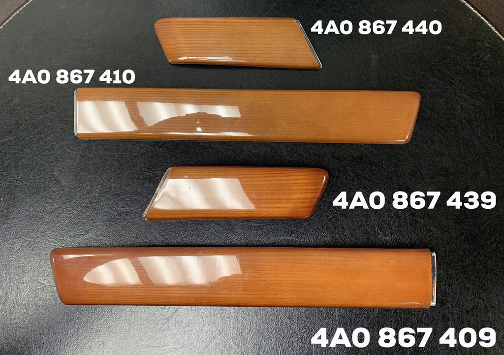 Genuine Audi Ur S4 Walnut Interior Trim Set