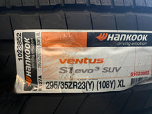 Load image into Gallery viewer, Hankook Ventus S1 EVO3 SUV Tires - 295/35R23 - Set of 4