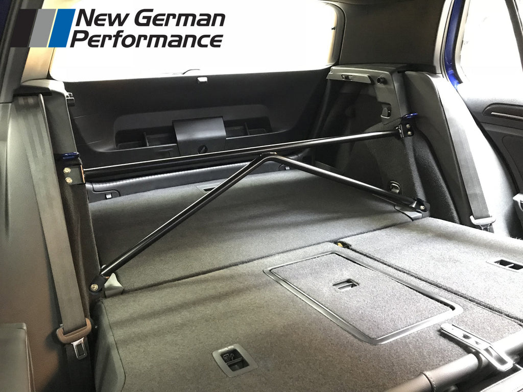 Euro Sport Rear X-Brace Stress Bar - VW Mk7/Mk7.5, Mk8/Mk8.5 Golf, GTI, Golf R