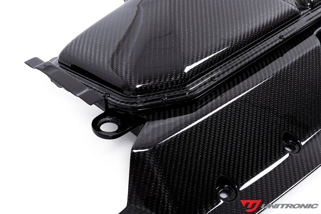 UNITRONIC GLOSS CARBON FIBER INTAKE & TURBO INLETS FOR AUDI C8 RS6/RS7