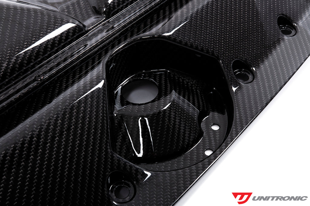 UNITRONIC GLOSS CARBON FIBER INTAKE & TURBO INLETS FOR AUDI C8 RS6/RS7