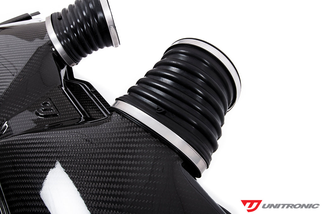 UNITRONIC GLOSS CARBON FIBER INTAKE & TURBO INLETS FOR AUDI C8 RS6/RS7