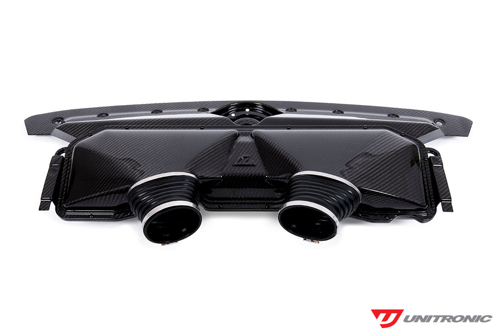 UNITRONIC GLOSS CARBON FIBER INTAKE & TURBO INLETS FOR AUDI C8 RS6/RS7