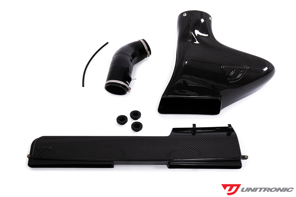 UNITRONIC CARBON FIBER INTAKE SYSTEM WITH AIR DUCT FOR MK8 GTI 2.0TSI EVO4