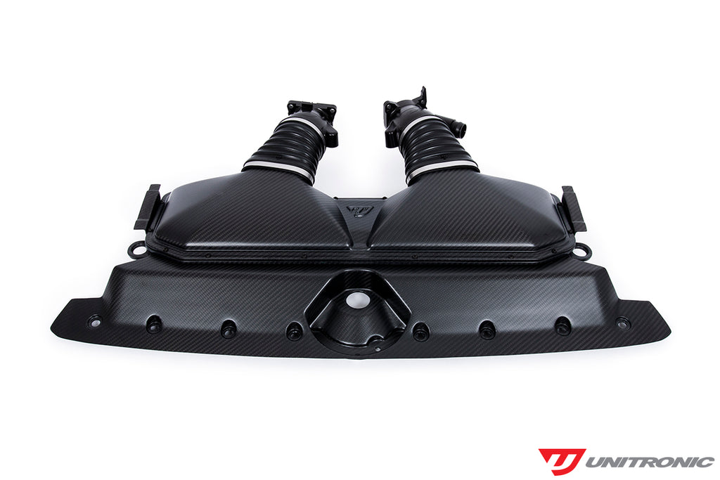 UNITRONIC MATTE CARBON FIBER INTAKE & TURBO INLETS FOR AUDI C8 RS 6/RS 7