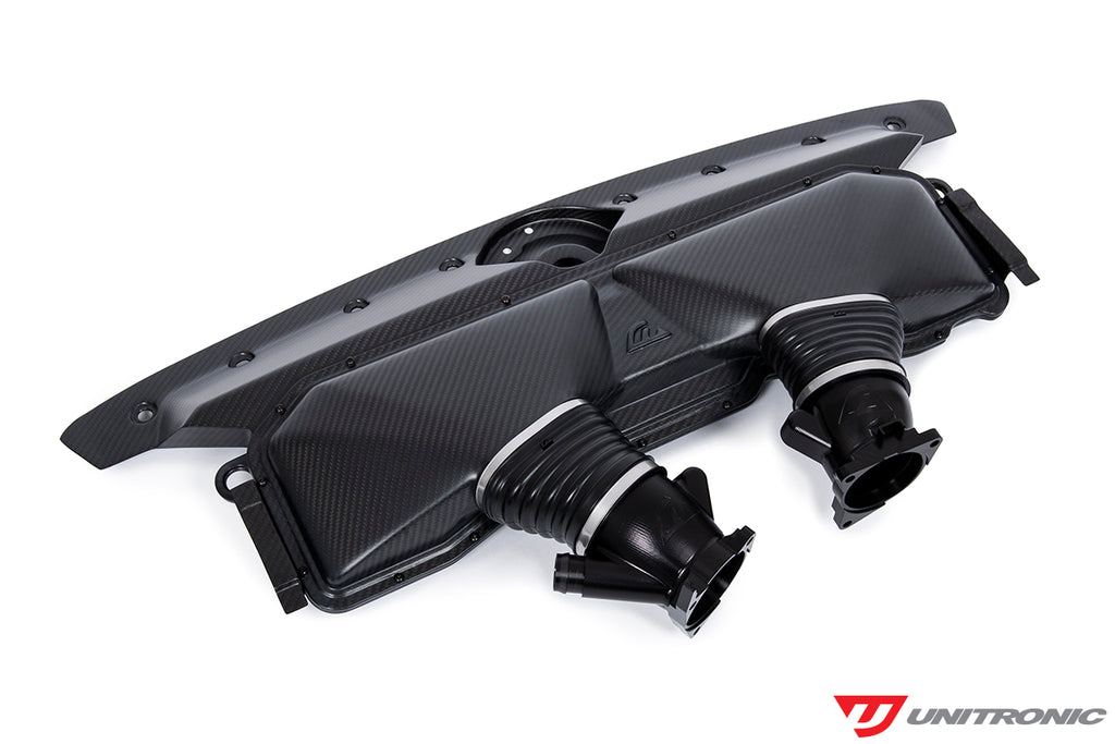 UNITRONIC MATTE CARBON FIBER INTAKE & TURBO INLETS FOR AUDI C8 RS 6/RS 7