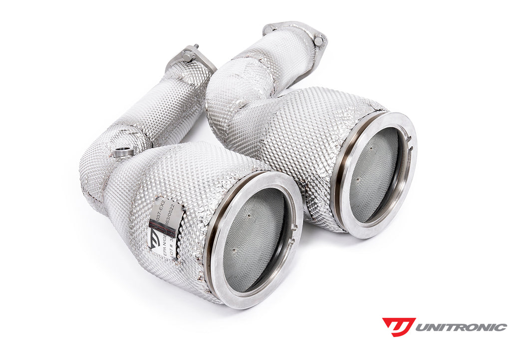 UNITRONIC PERFORMANCE DOWNPIPES - C8 RS6, RS7 4.0T