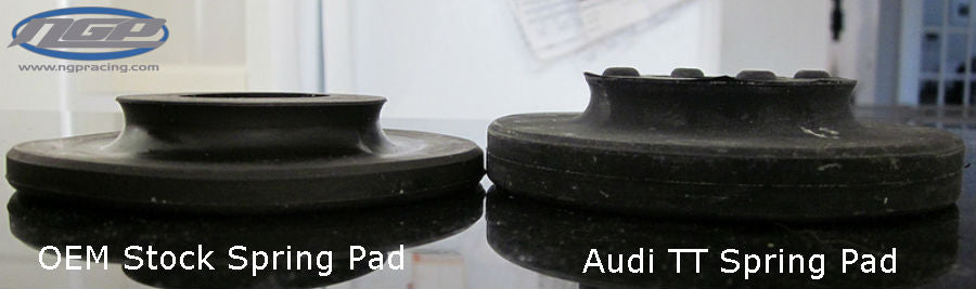 OE Mk2 Audi TT Rear Upper Spring Pad (Fixes reverse rake on many aftermarket Springs)