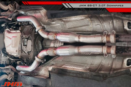 JHM High Flow Catted Downpipes - Audi B8, B8.5 S4, S5, Q5, SQ5, C7 A6, A7, 3.0T and 4.2L V8