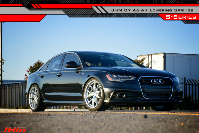 JHM S-Series Lowering Springs - Audi C7 A6, A7