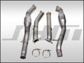 JHM Motorsports High Flow Catalytic Converter Downpipes With Integrated Baffle System - Audi 4L Q7 3.0T