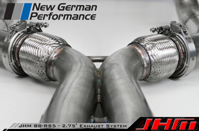 JHM 2.75" Performance Exhaust - Valved - Downpipes and Cat-Back (JHM) for B8-RS5 4.2L