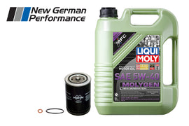 Oil Change Kit - Audi Mk1 TT/ B6 A4 1.8T Models - LIQUI MOLY Molygen 5w40