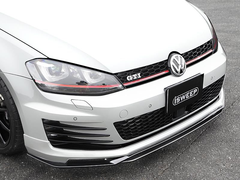 iSWEEP Mk7 GTI Front Lip Spoiler + Splitter