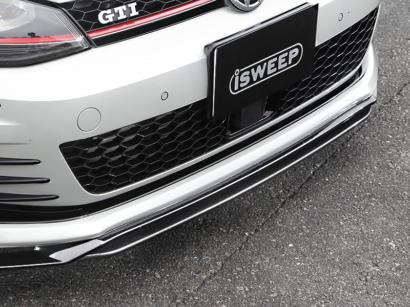 iSWEEP Mk7 GTI Front Lip Spoiler + Splitter